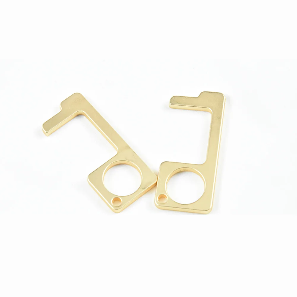 Гигиенический ручной антимикробный латунный Открыватель для двери