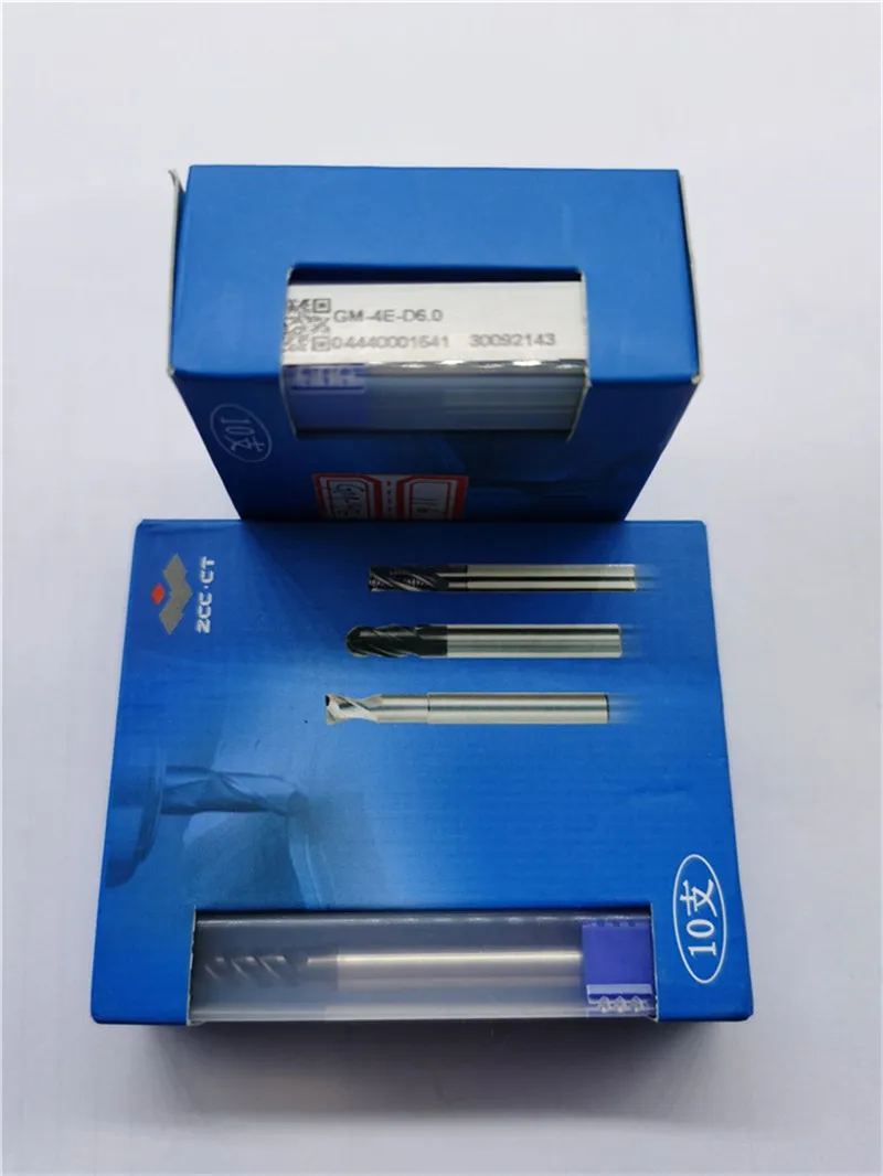 ZCC.CT Вольфрамовая сталь 4 зуба Фрезерный резак 1 шт.|Фреза| |