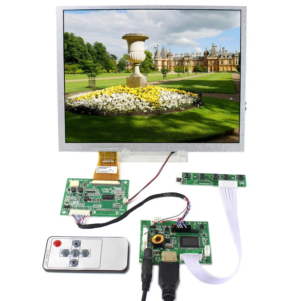 Плата контроллера жк-дисплея HDMI + VGA + AV, 10,4 дюйма, жк-экран для AUO A104SN03 V.1 A104SN03 V1 800x600, жк-экран
