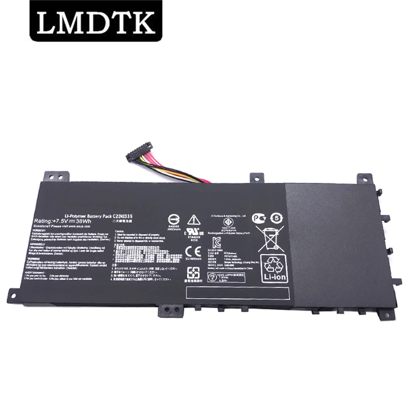 LMDTK New C21N1335 Аккумулятор для ноутбука Asus VivoBook S451 S451LA S451LB S451LN серия ультрабук 7,5 V 38WH