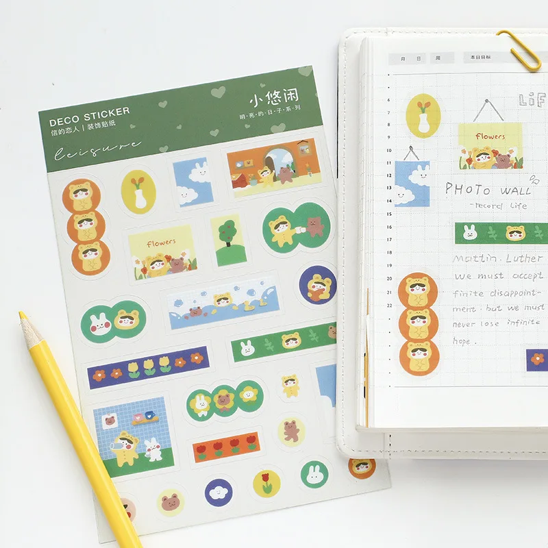 1 шт. декоративные наклейки в виде животных | Канцтовары для офиса и дома