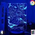 Светодиодный ночсветильник в стиле аниме, лампа для спальни, Декор, подарок на день рождения, Yuji Itadori светильник гаджет ююютсу, кайзен