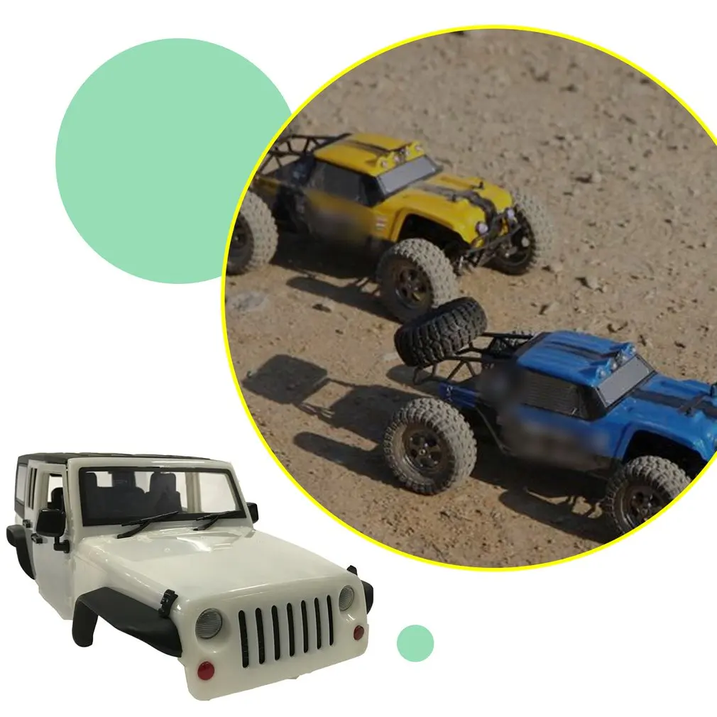 

Unassembled 12.3inch 313mm Wheelbase Body Car Shell for 1/10 RC Crawler Axial SCX10 SCX10 II 90046 90047 Climbing Jeep Wrangler