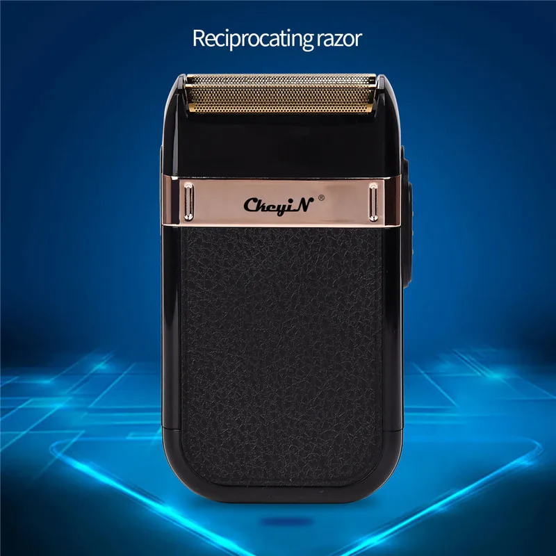 Мужская бритва с двойным лезвием, USB, перезаряжаемая, Shaper, Парикмахерская, фольга, электробритва, головка, стальной резак, лезвие, мини бритва для бороды