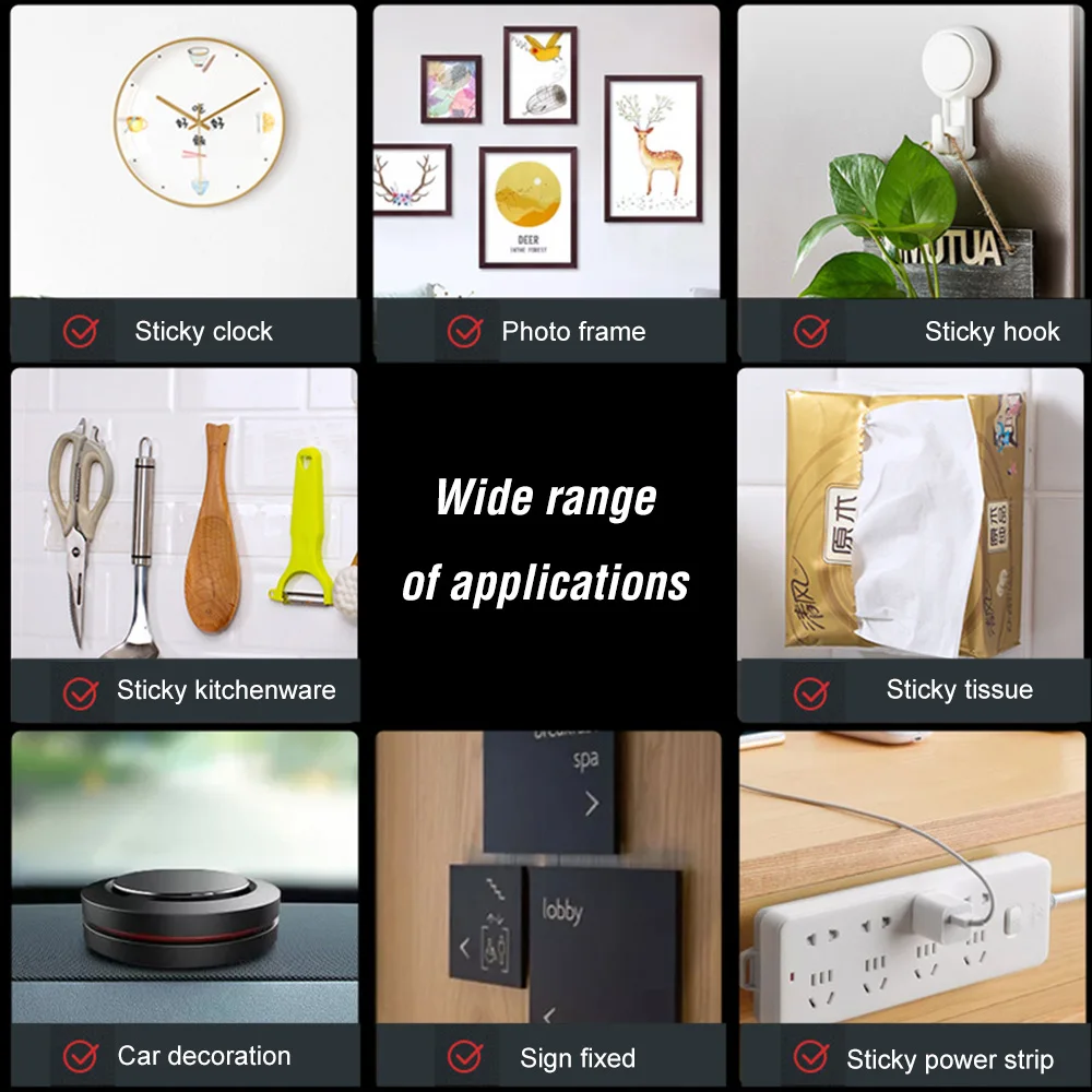 Прозрачная нано-магнитная лента 1/3/5 м смываемая Водонепроницаемая самоклеящаяся