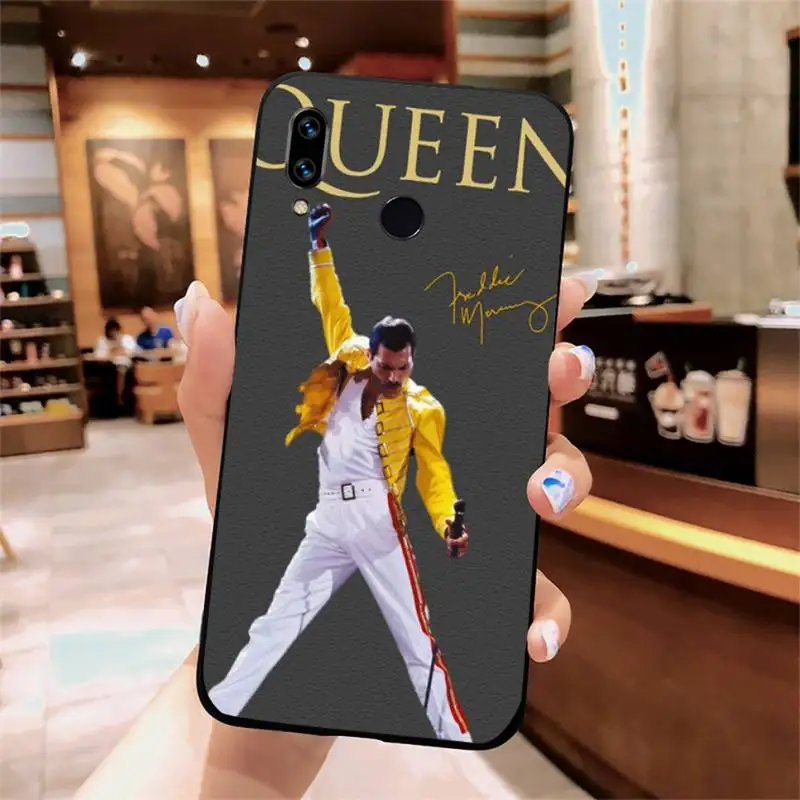 

Freddie Mercury famous Queen band luxury mobile coverPhone Case For Xiaomi Redmi note 7 8 9 t k30 max3 9 s 10 pro lite