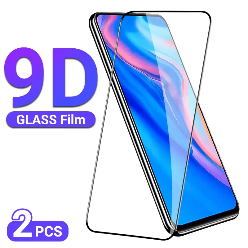 

9D Tempered Glass For Huawei P Smart Z 2019 2020 2021 Full Screen Protector Nova 5T 6 7 8 SE 2S Plus 3i 4 5i Pro Glass Film Case