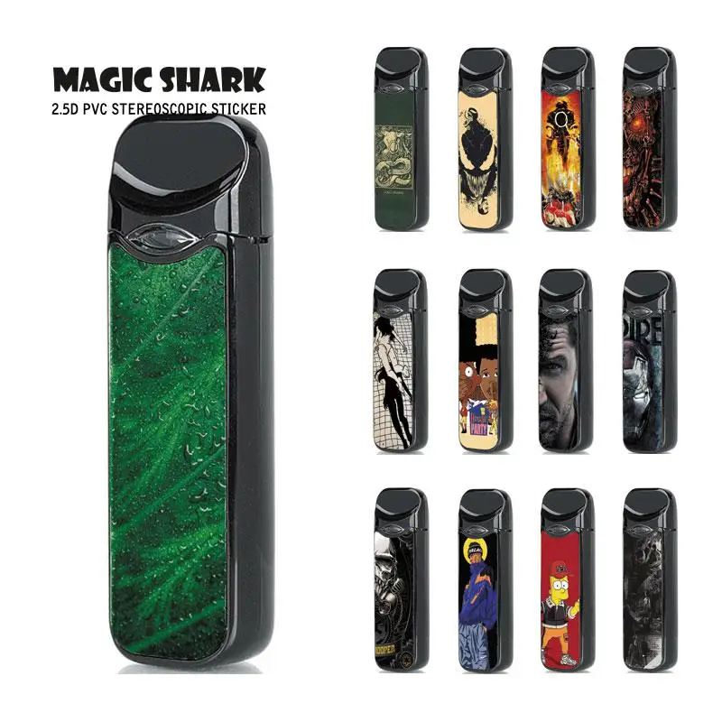 Волшебная Акула Звездные войны леопард Бэтмен Веном лист модная наклейка пленка