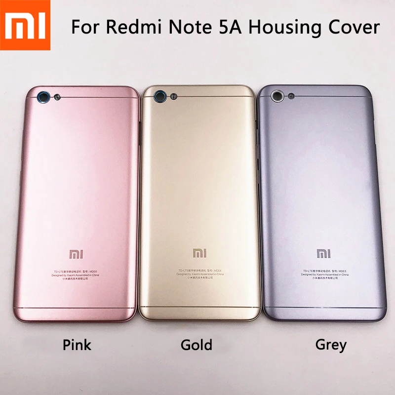 Оригинальный чехол для Xiaomi Redmi Note 5A пластиковый корпус аккумулятора задняя