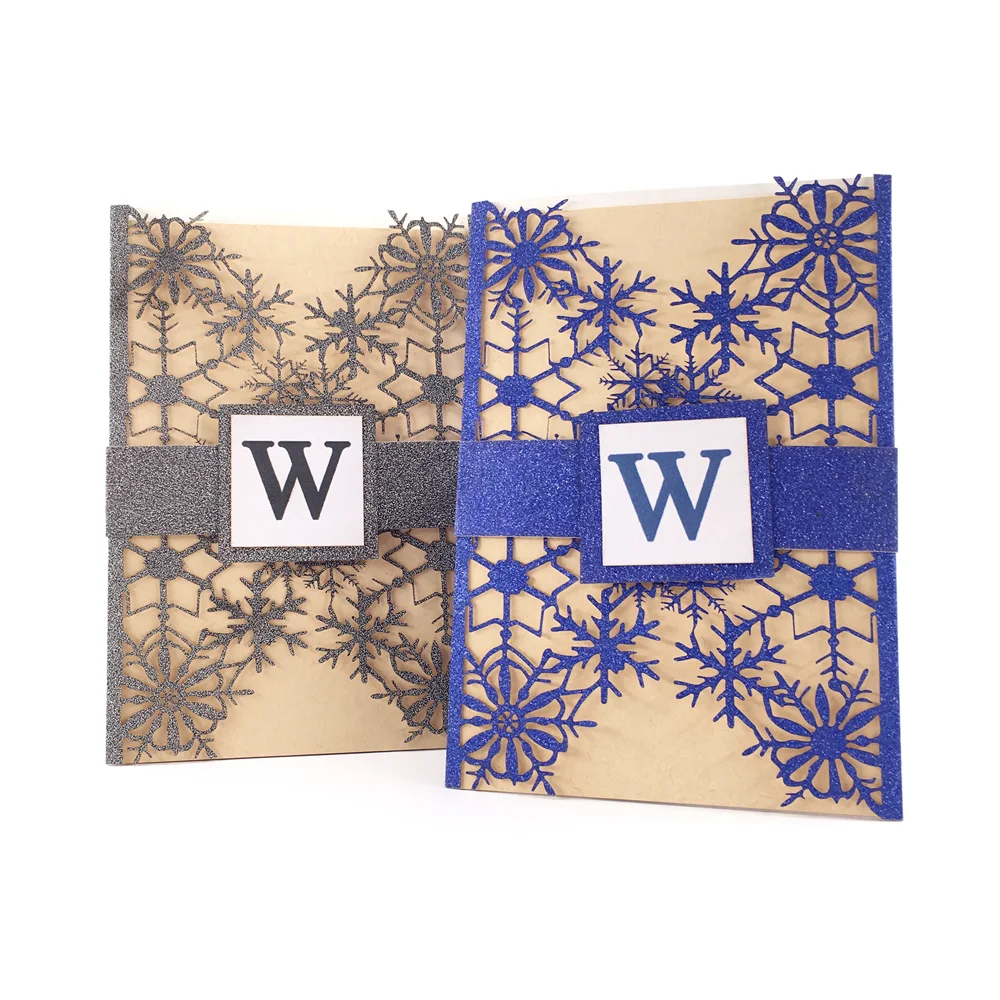 1 шт синие Серебристые золотистые блестящие бумажные свадебные пригласительные