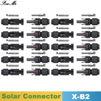 10 paris solar connector male and female solar panel cable 2 5mm24mm26mm2 waterproof powmr