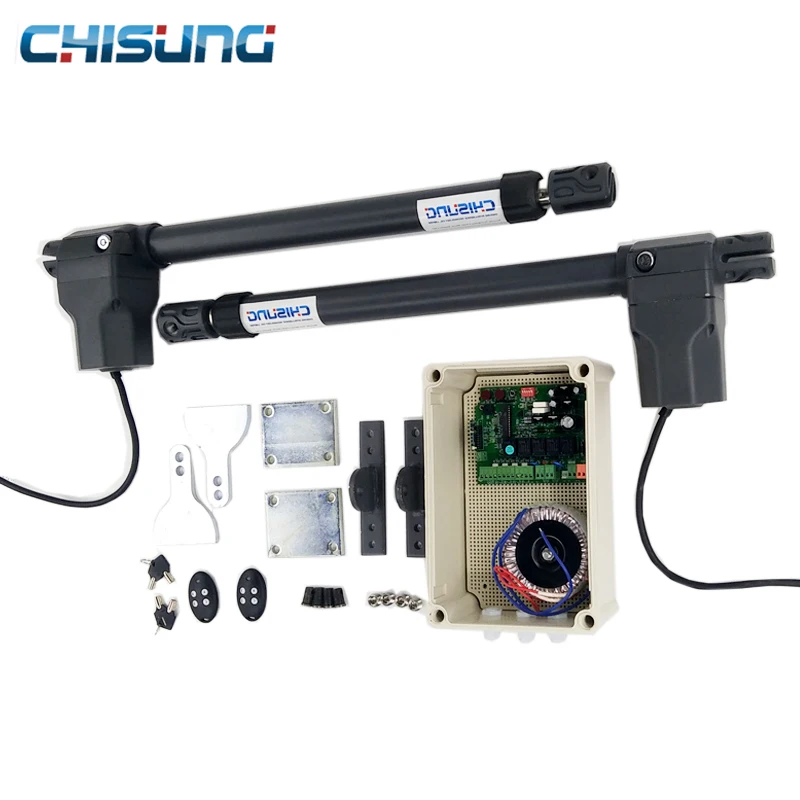 

Electric swing gate opener 1000KG piston driver actuator Swing Worm Gear Drive swing gate motor kit