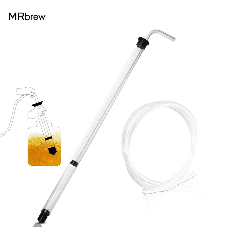 

Newest Auto Siphon Racking Cane,Beer Siphoning Kit,Transfer Tools With Tube For Beer Wine Bucket Carboy Bottle,Flexible Filler
