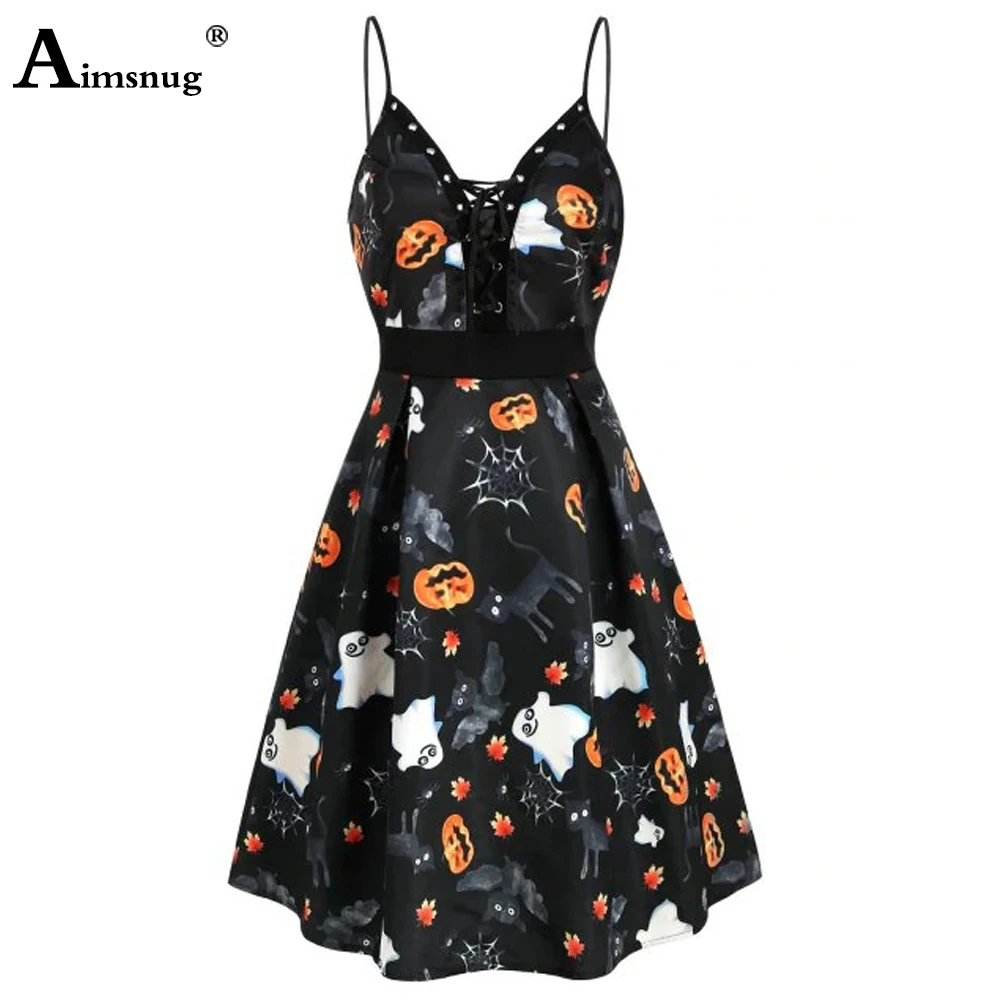 

Women Elegant Short Dress Backless Bandage V-neck Boho Christmas Boho Print Party Dresses 2020 Ladies Vintage Casual Mini Dress
