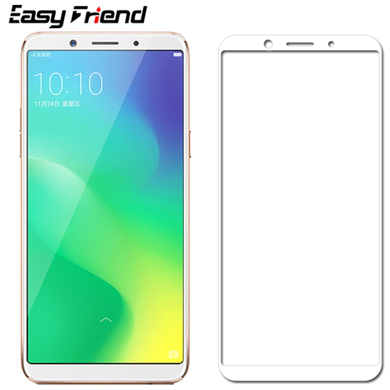 Защитная пленка для OPPO A75 A75S цветная черная белая защитная с полным покрытием