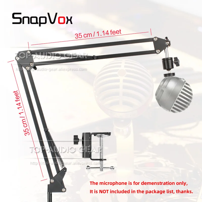 Настольная подвеска с ножничным рычагом стойка для микрофона SHURE MV 5 MV5 настольная