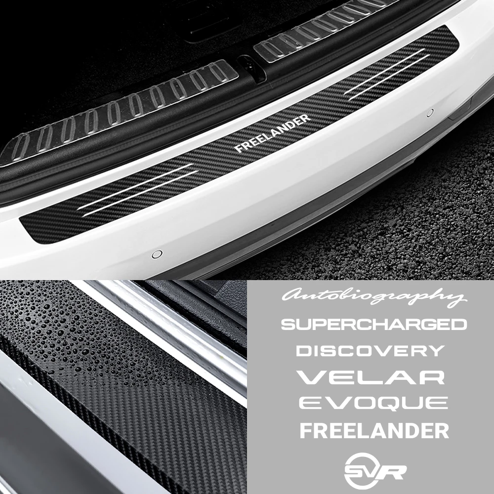 Защитная пластина для багажника автомобиля Наклейка заднего бампера Land Rover