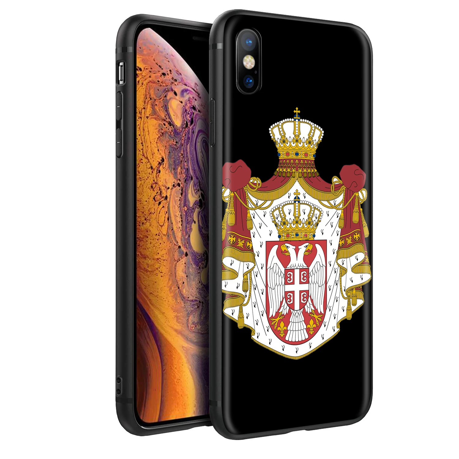 Силиконовый мягкий чехол YIMAOC с флагом Сербии для iPhone 12 Mini 11 Pro XS Max XR X 8 7 6 6S Plus 5 5S SE |