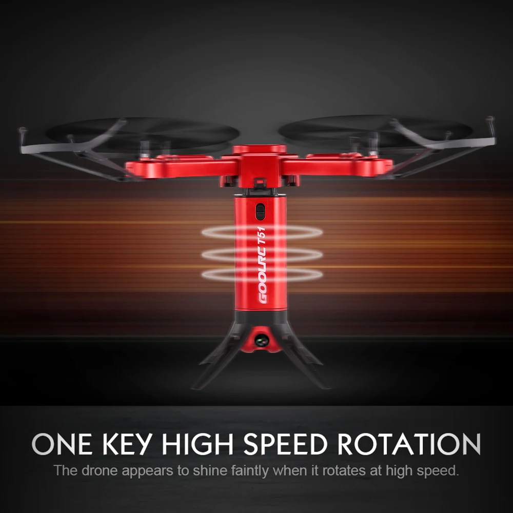 Оригинальная камера GoolRC T51 Rocket 360 2 4G 720P Wifi FPV градусов панорамная аэрофотосъемка