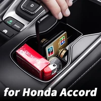 for honda accord 10th 2018 2019 2020 2021 car storage box water cup holder storage box sundries storage decorative accessories