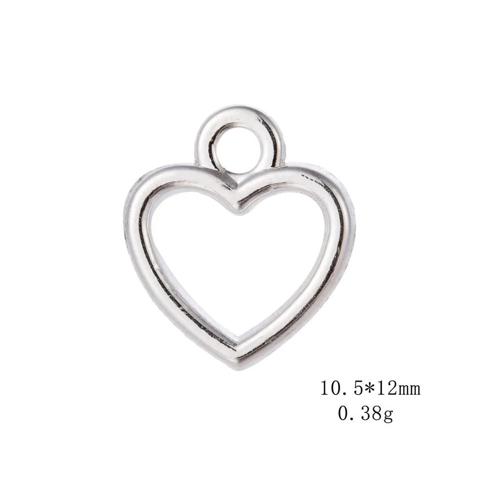 Посеребренные сердце с бесконечностью любви обереги DIY иных металлических кулон