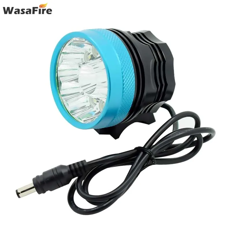 WasaFire 20000lm велосипедный передний светильник 12xT6 светодиодный Головной фонарь