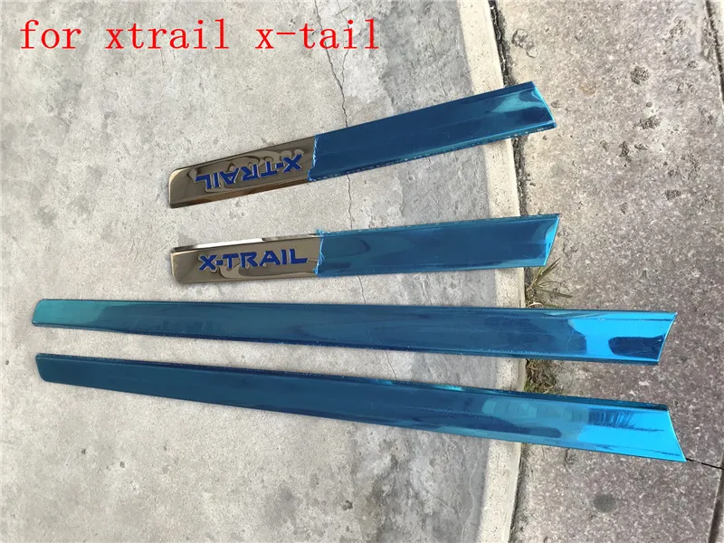 Хромированный корпус боковой двери обшивка обшивки защита для Nissan X Trail T32 2014
