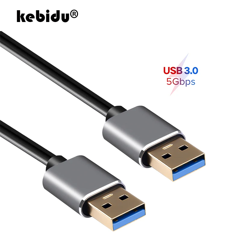 Kebidu 1 м USB к кабель Тип A папа мужчине 3 0 удлинитель для жесткого диска веб камера