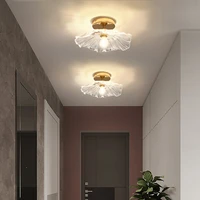 led glass ceiling lights modern for bedroom living room kitchen corridor aisle entrance decoration indoor ceiling lamp