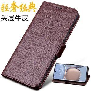 new luxury lich genuine leather flip phone case for oppo realme neo2 neo 2 2t real cowhide leather shell full cover pocket bag free global shipping