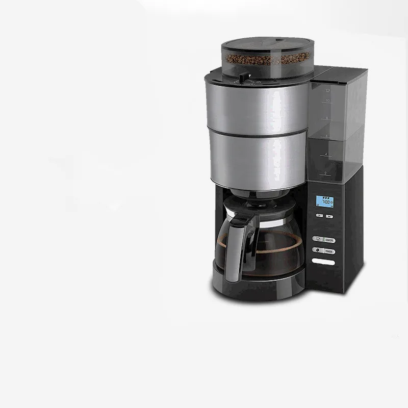 

2020 New Household automatic grinder coffee machine With Bean Powder Dual Use 220V Automatic Hand Punch