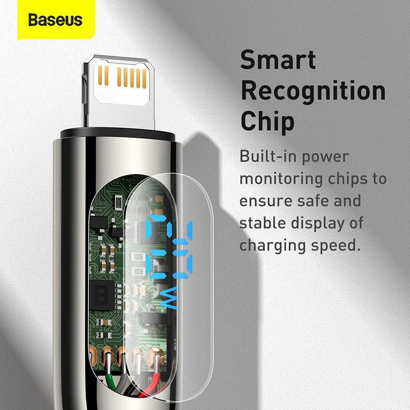 Baseus PD 20 Вт USB C кабель для iPhone 12 11 Pro Max Xs X Быстрая зарядка Type iPad Mini Air передачи данных
