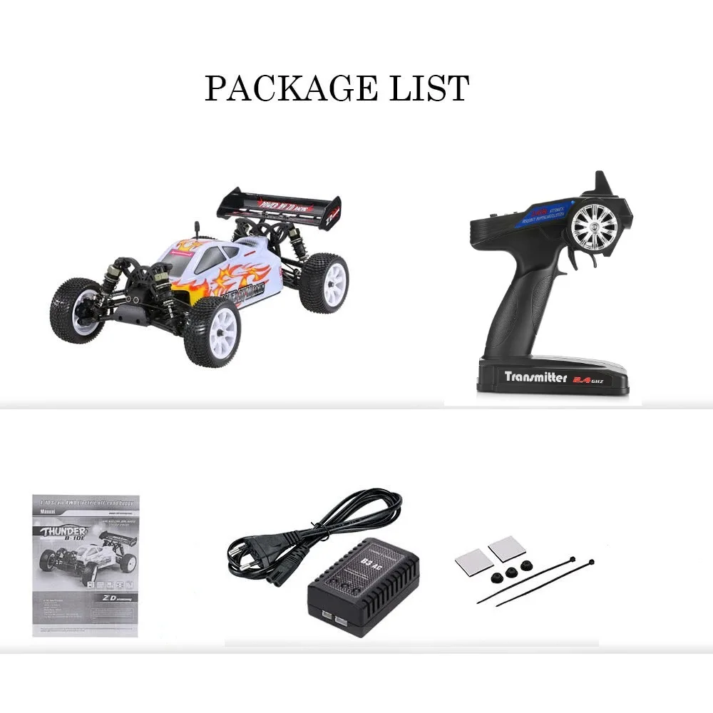 ZD Racing Thunder B-10E 9102 RC автомобиль 1:10 2 4 ГГц 4WD бесщеточный с 45A ESC Радиоуправляемая