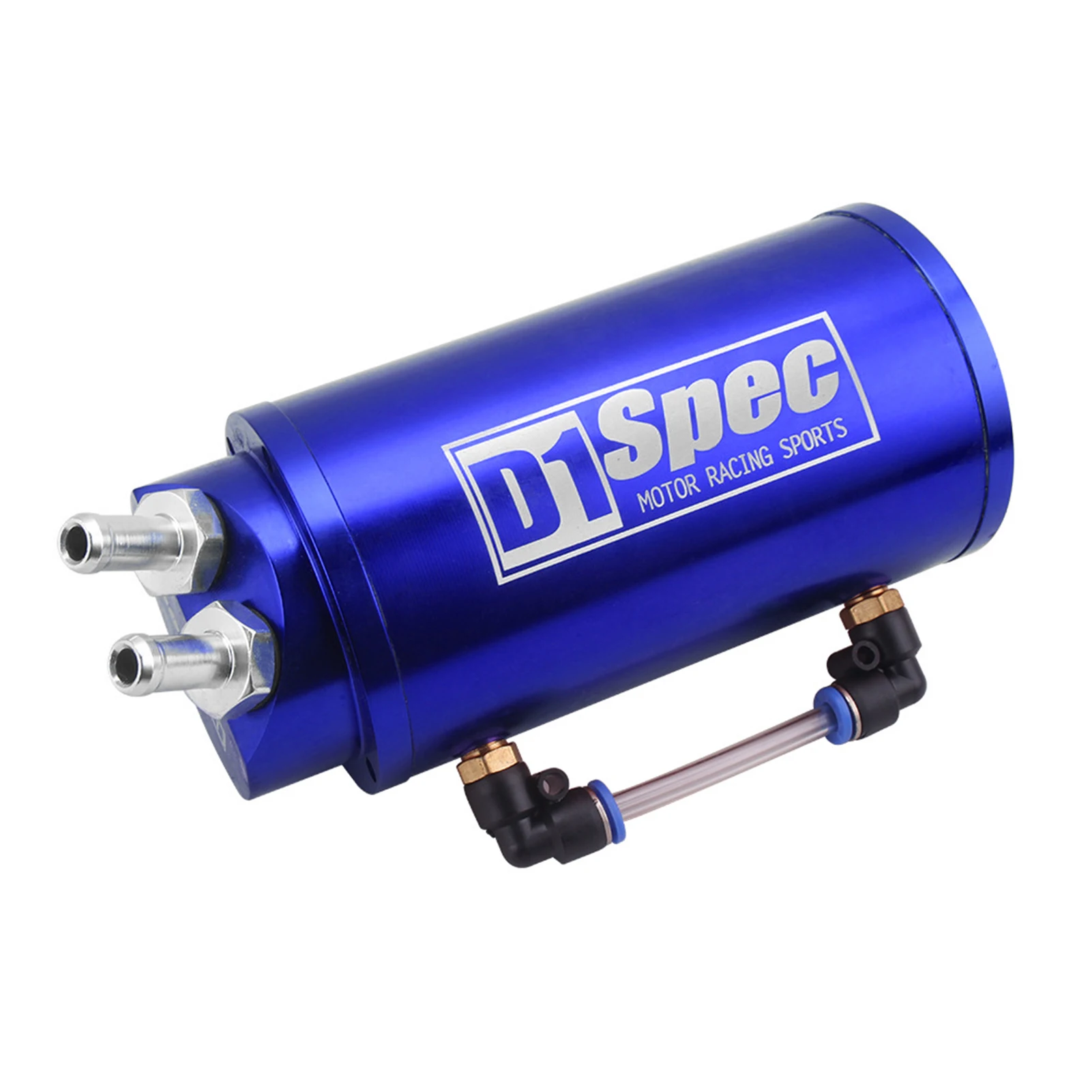 10mm 15mm hose fittings Car General Modified D1 Oil Breathable Catch Can Round Waste Gas Recover Pot Recycling Filter Tank | Автомобили и