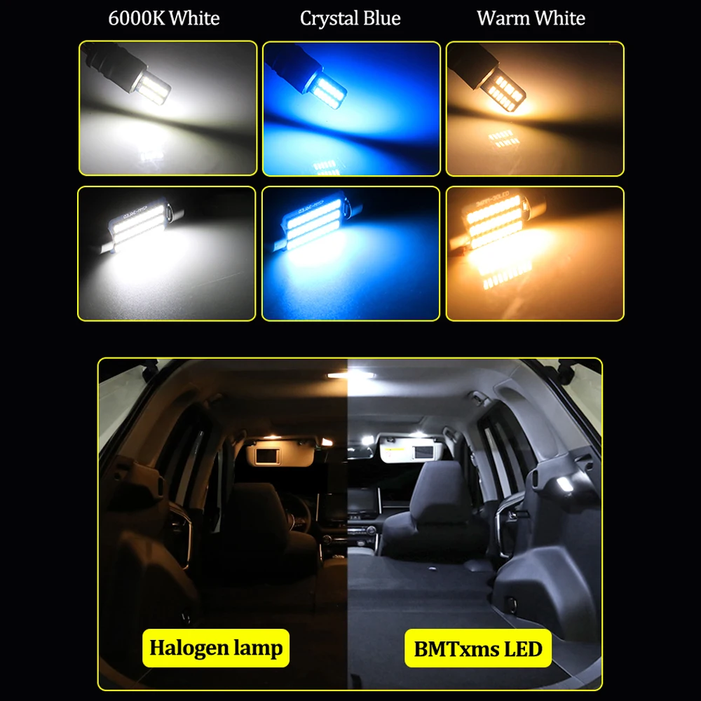 BMTxms Canbus For Hyundai Avante Elantra 2017 2018 2019 2020 CN7 2021 LED Interior Light License Plate Lamp Auto Accessories | Автомобили