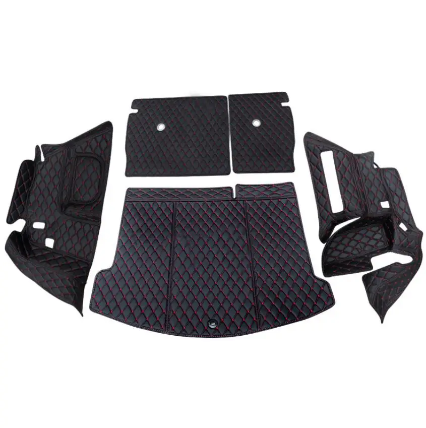 

for jaguar e-pace leather car trunk mat 2017 2018 2019 2020 cargo liner boot rug carpet luggage wearable styling