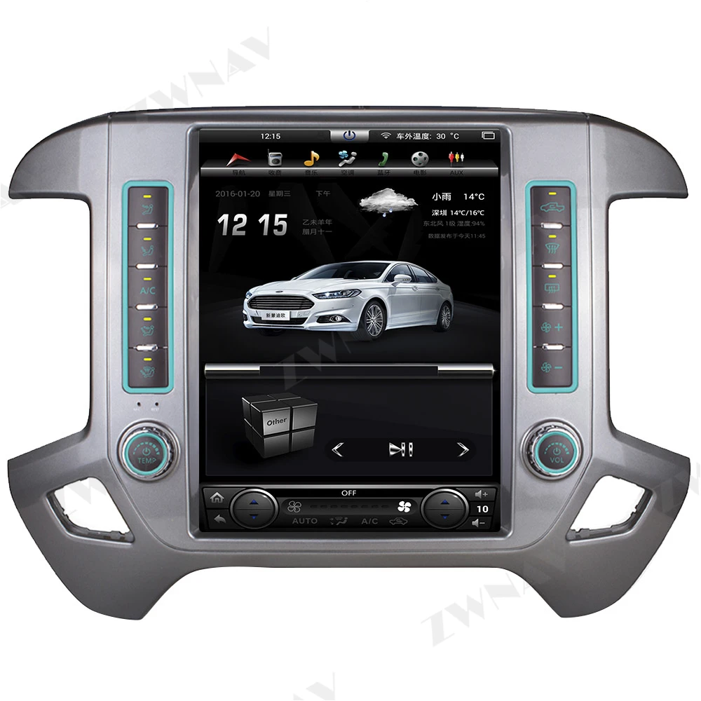 Автомобильный мультимедийный плеер Android 9 0 для GMC SIERRA Chevrolet Silverado 1500 1500HD 2500 2500HD 3500 GPS
