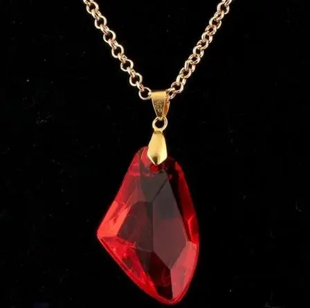 Ожерелье из волшебного камня красные акриловые фигурки героев популярный