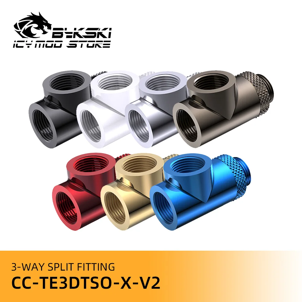 

Поворотный фитинг Bykski, 3 способа, G1/4 дюйма, наружная резьба