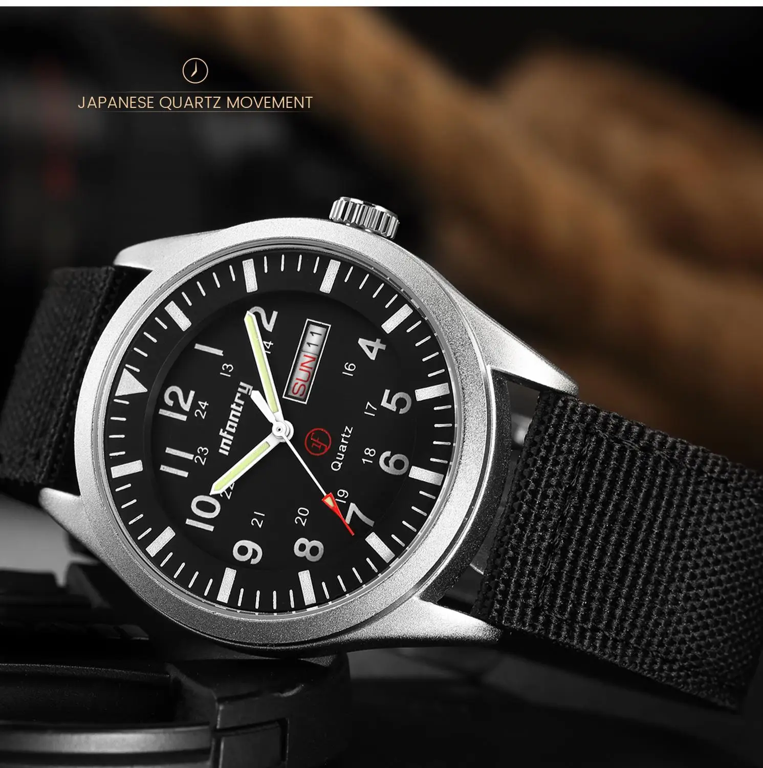 Часы наручные мужские в стиле милитари брендовые Роскошные водонепроницаемые