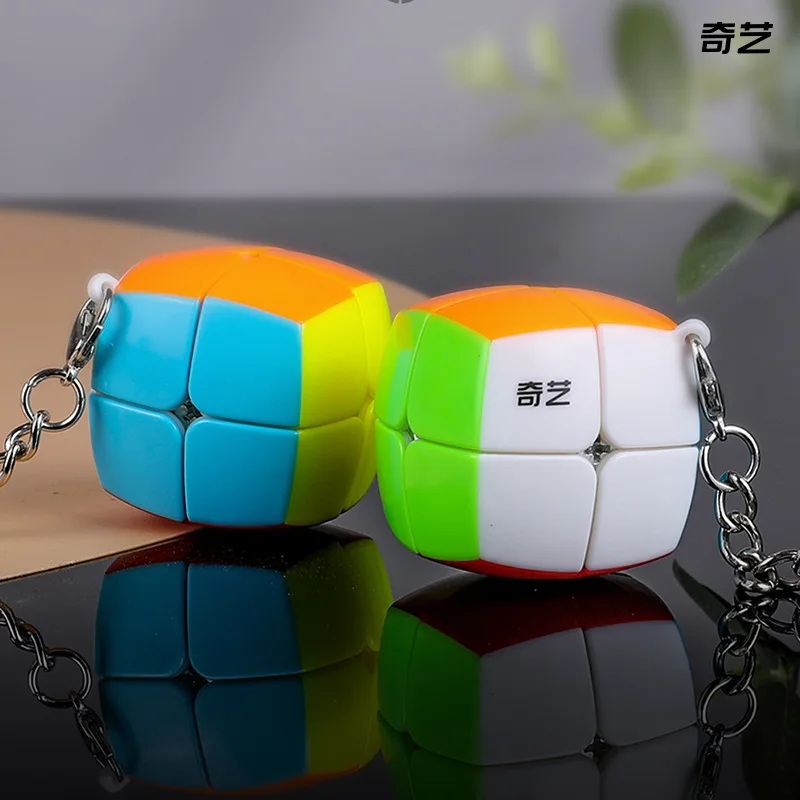 

QY Mini 2x2x 2 чудо-брелок, куб, подвеска, брелок, скоростные Кубики-головоломки, QYToys для детей