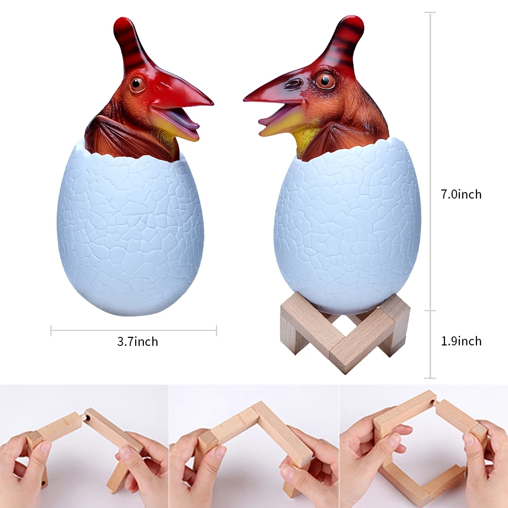 16 Цвет Птерозавр светильник ПЭТ ночной Светильник яйцо динозавра дистанционного