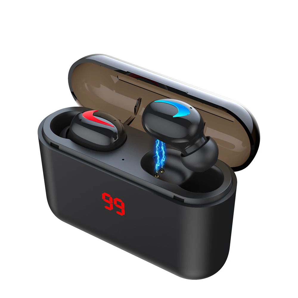 

Беспроводные Bluetooth наушники HBQ Q32 TWS, спортивные наушники, игровые наушники с внешним аккумулятором PK i7s i9s i12
