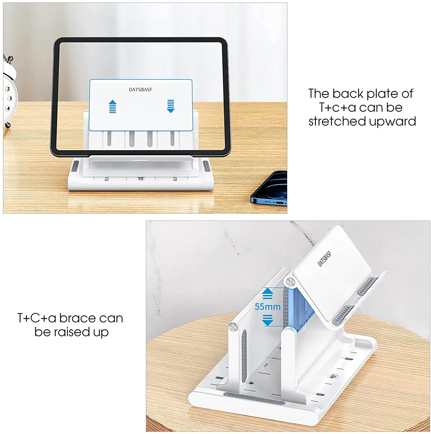 phone holder notebook holder ipad stand tablet stand adjustable desktop dock 3 in 1 space for macbook pro air mac xiaomi samsung free global shipping