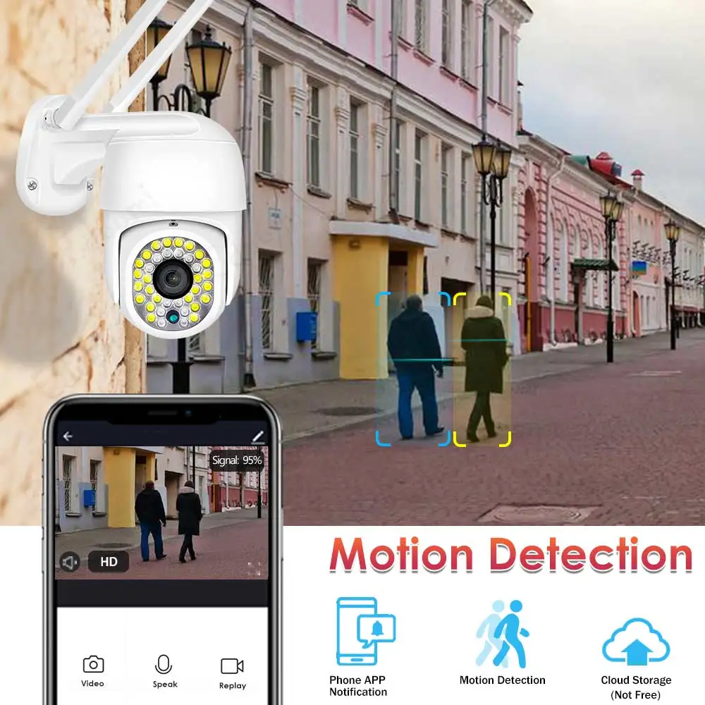 Камера видеонаблюдения 3 Мп IP-камера 5 Wi-Fi 4-кратный зум 1080P | Безопасность и защита