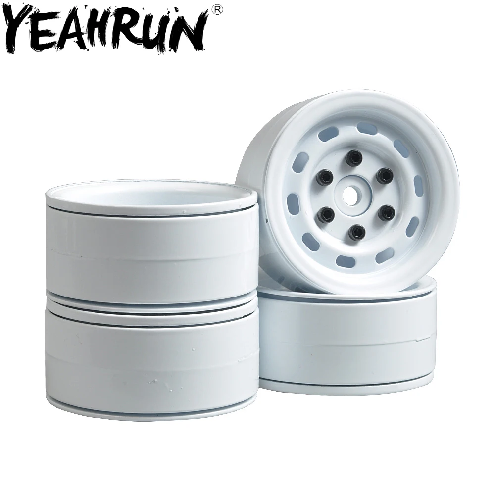 YEAHRUN 4 шт./компл. Heavy Duty из алюминиевого сплава 1,9 дюймов обод для колеса Beadlock для 1/10 RC TRX-4 SCX10 CC01 F350 D90 90034