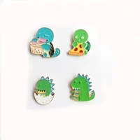 fashion enamel pins cute dinosaur tortoise brooches for women and kids vintage badges for backpacks shirt clothes jewelry gift