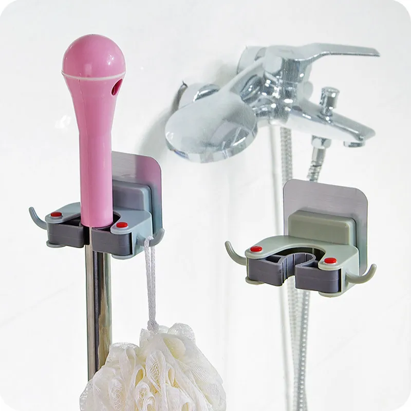 Настенный держатель органайзер для швабры щетка метла вешалка хранения кухонный