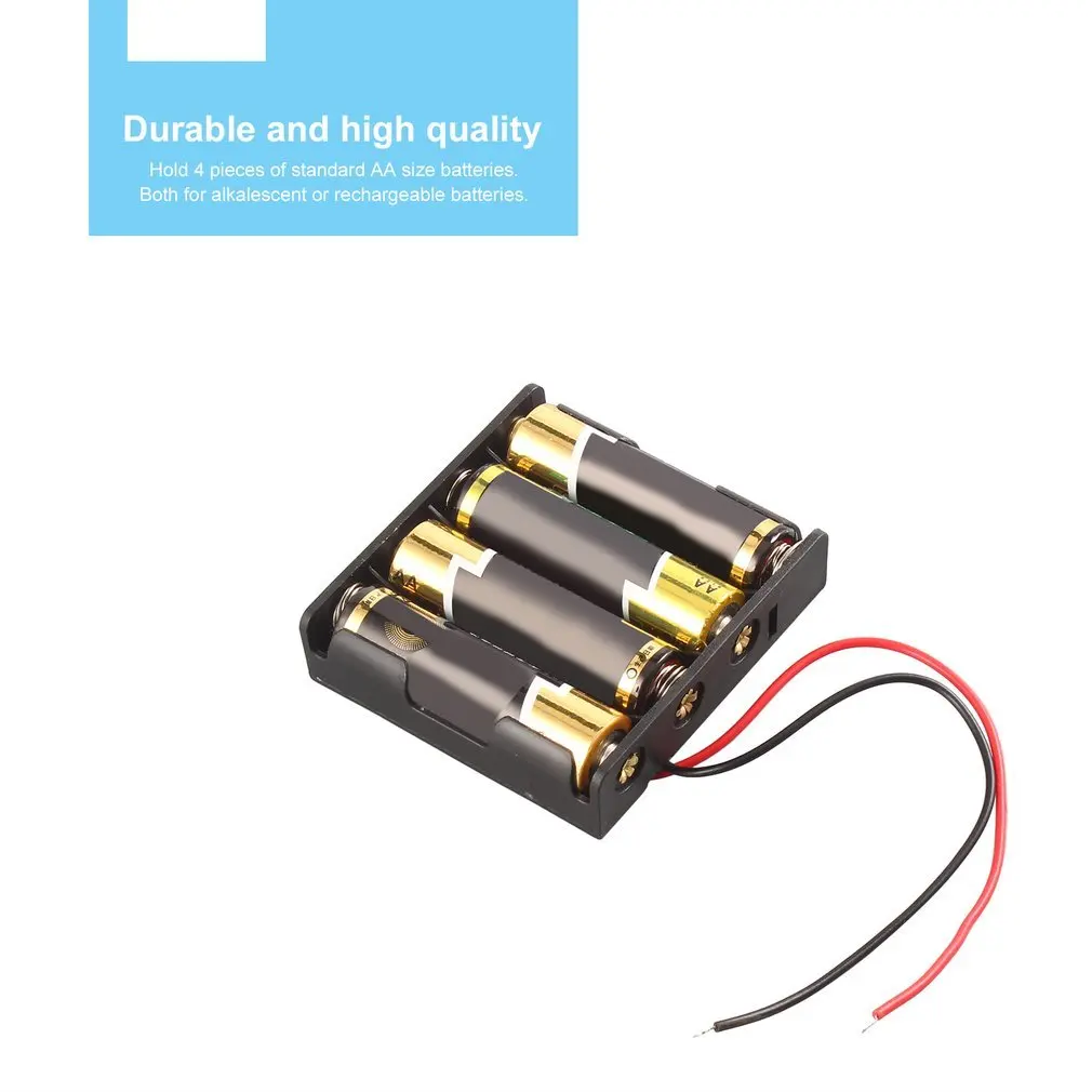 1 шт. 3 новый чехол держатель для батарейного отсека 4 упаковок Стандартный AA 2A 6 в