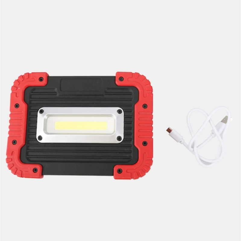

Multipurpose LED Emergency Portable Super Bright Work Light Rechargeable Spotlight for Outdoor Camping Lamp Flashlight